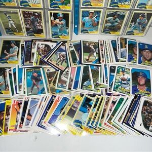 Seattle Mariners MLB Baseball Cards 1981-1992, Topps, Score, Fleer..Lot Of ~155